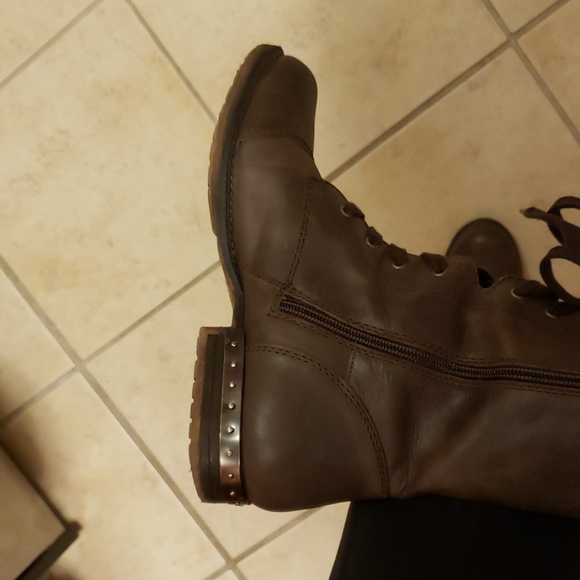 Steve Madden Combat Boots Dark brown boots - Picture 5 of 8